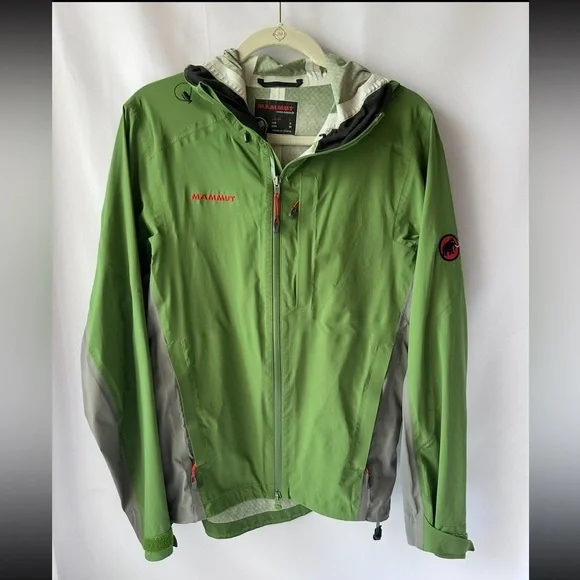 Mammut Alpine Green rain jacket - Picture 2 of 10